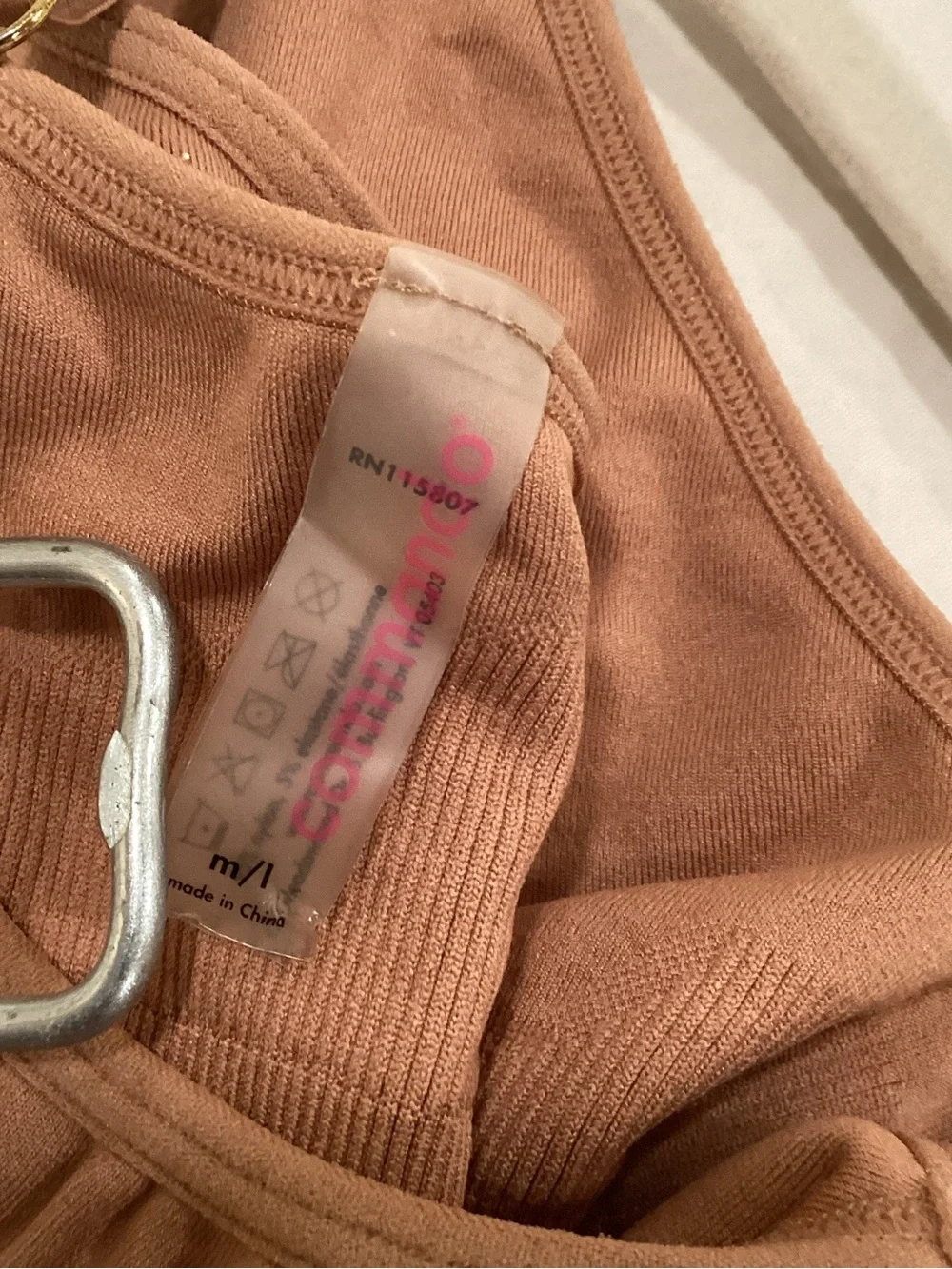 Commando Butter Comfort Nude Seamless Scoop Bralette M/L